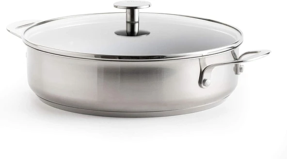KitchenAid Çelik 3 Katlı Kısa Tencere 26 cm / 3.6 L ürün görseli 1
