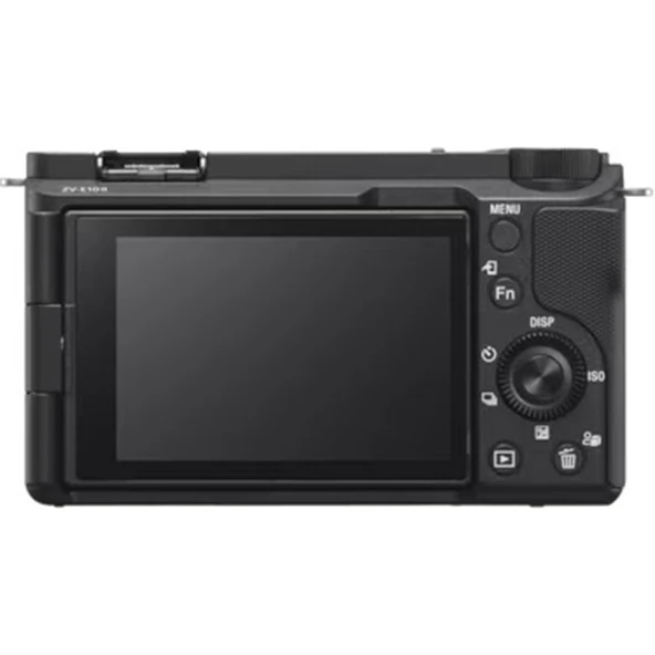 Sony ZV-E10 II 4K / 24,2MP APS-C Aynasız Vlog Dijital Fotoğraf Makinesi, 16-50mm OSS Lensli / GP-VPT3 Kavrama Kiti – Siyah – ILCEZVE10M2K/B ürün görseli 1