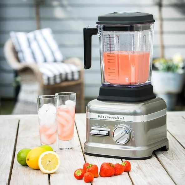 KitchenAid Artisan Power Plus Blender - Medallion Silver - Resim 7