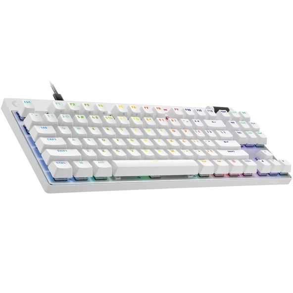 Logitech Pro X TKL Rapid Oyun Klavyesi Beyaz – 920-013242 ürün görseli 1