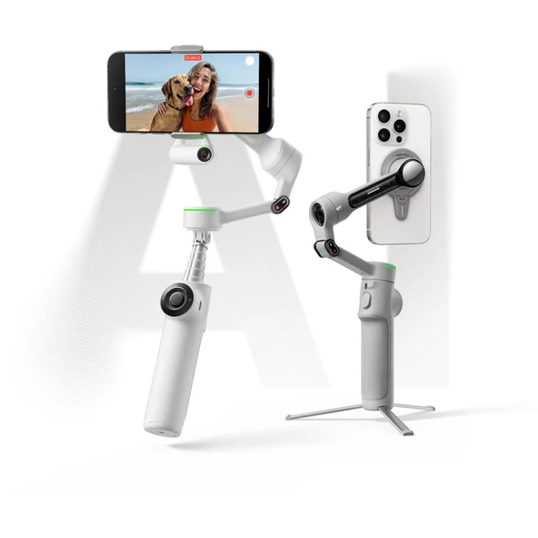 Insta360 Flow 2 Pro Gimbal Taş Grisi – INST-CINSABQB-AIGRY ürün görseli 1