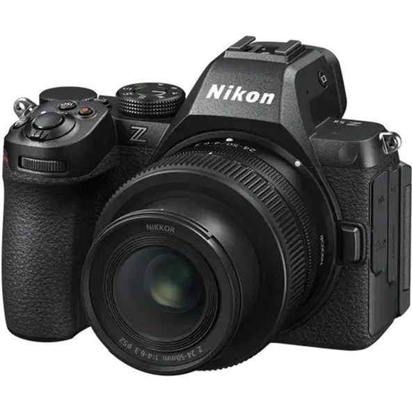 Nikon Z5 II Aynasız Dijital Fotoğraf Makinesi Siyah, 24-50mm F/4-6.3 Lensli ürün görseli 1
