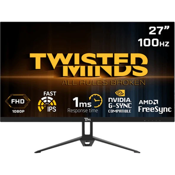Twisted Minds Eco Serisi Full HD Hızlı IPS Monitör 27 inç – TM27FHD120IPS ürün görseli 1