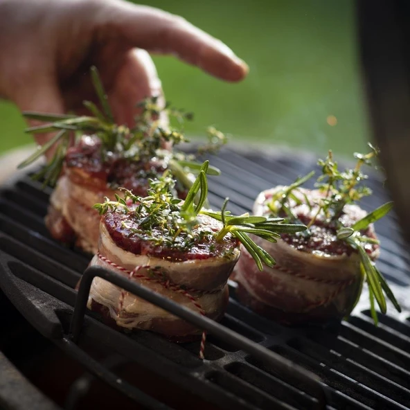 Big Green Egg Döküm Demir Izgara Large - Resim 3