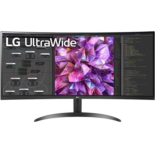 LG Ultra Geniş Oyun Monitörü 34″ Kavisli, QHD, IPS Panel, HDR10, FreeSync, Ayarlanabilir Stand (34WQ60C-B.AMA) ürün görseli 1