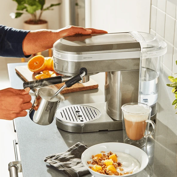 KitchenAid Artisan Proline Espresso Makinası - Medallion Silver - Resim 7