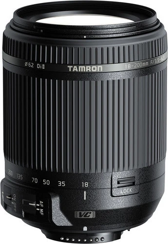 Tamron B018N 18-200mm F/3.5-6.3 DI II VC Lens Nikon için ürün görseli 1