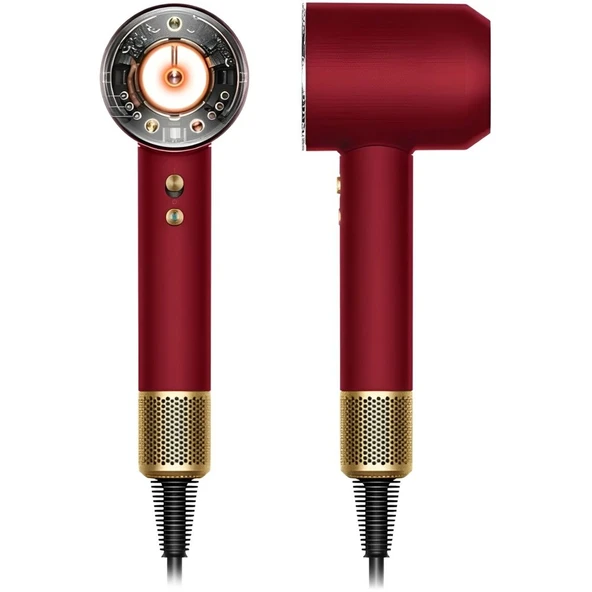 Dyson Supersonic Nural Saç Kurutma Makinesi Kırmızı Kadife/Altın – HD16 – Uluslararası Versiyon ürün görseli 1