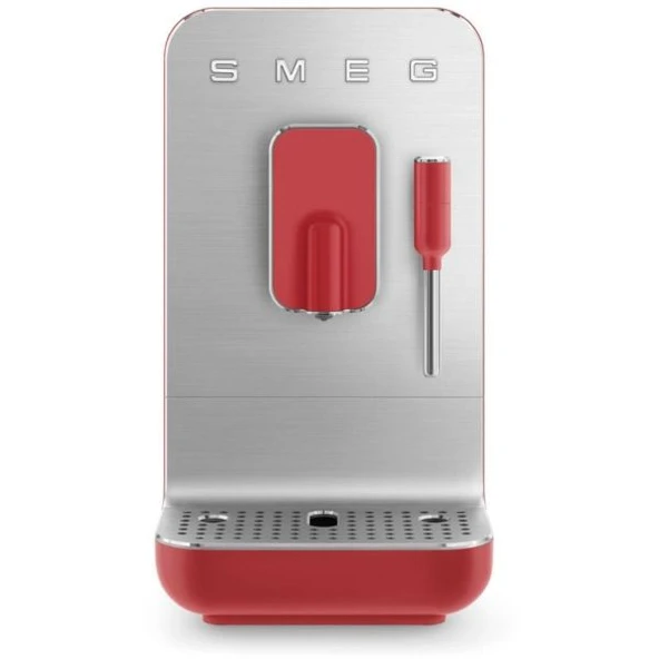 Smeg Kahve Makinesi Süt Köpürtücülü Mat Kırmızı BCC02RDMUK ürün görseli 1