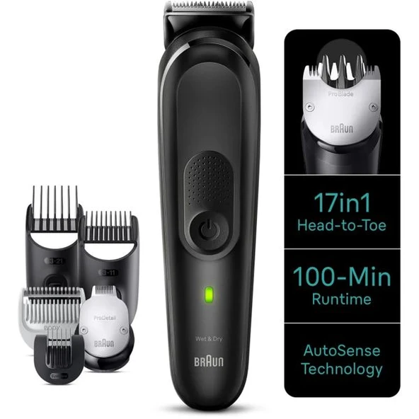 Braun 17'si 1 Arada Sakal ve Vücut Bakım Seti MGK7490 ürün görseli 1