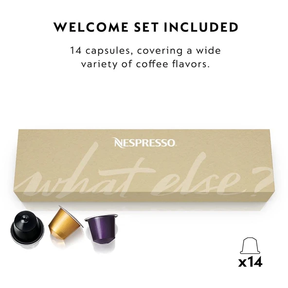 Nespresso D40 Inissia Kahve Makinesi D40-BU-BK + Aerocino Siyah ürün görseli 1
