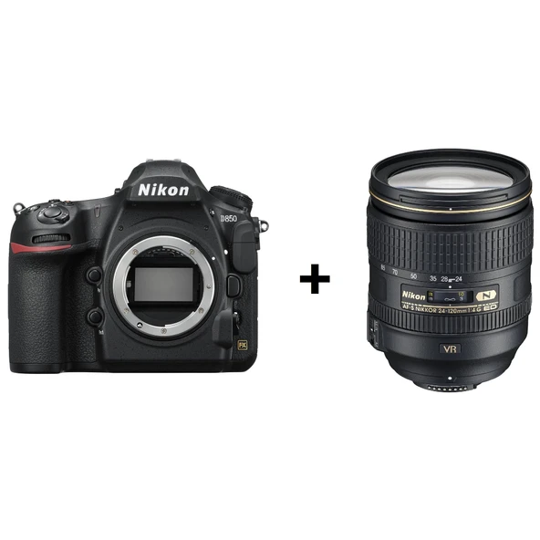 Nikon D850 DSLR Fotoğraf Makinesi Yalnızca Gövde Siyah ürün görseli 1
