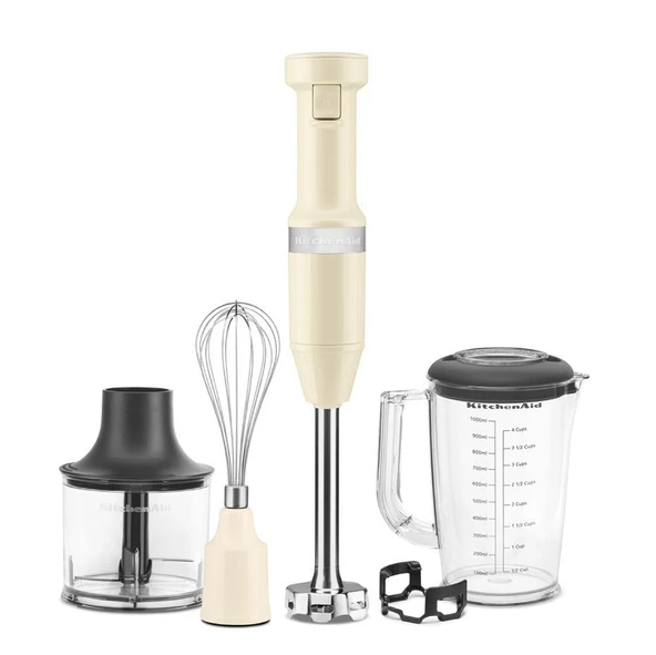 KitchenAid Aksesuarlı El Blenderı 5KHBV83 - Almond Cream ürün görseli 1