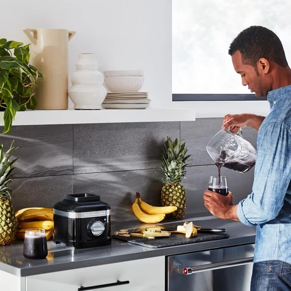 KitchenAid Artisan K400 Blender - Onyx Black - Resim 7