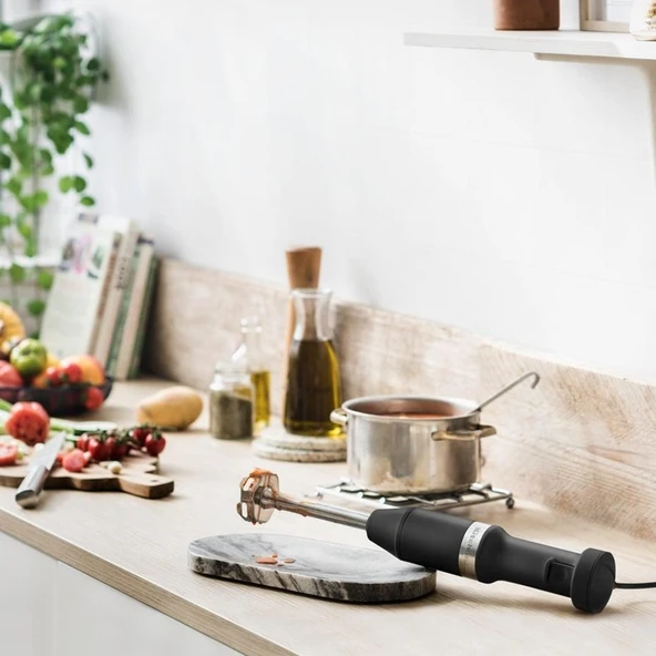 KitchenAid Aksesuarlı El Blenderı 5KHBV83 - Matte Black - Resim 7