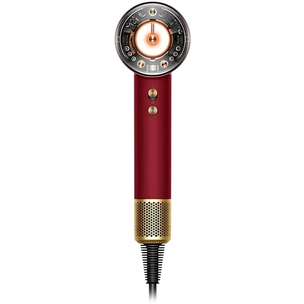 Dyson Supersonic Nural Saç Kurutma Makinesi Kırmızı Kadife/Altın – HD16 – Uluslararası Versiyon ürün görseli 1