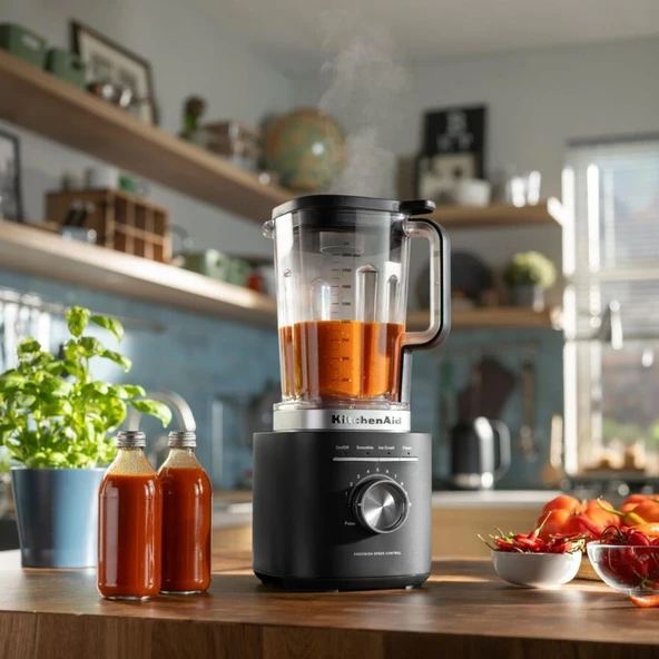 KitchenAid Pure Power Blender 5KSB2073 - Matte Black - Resim 2