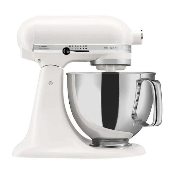 Kitchenaid Artisan 4,8 L Oynar Başlıklı Stand Mikser - Porcelain White ürün görseli 1