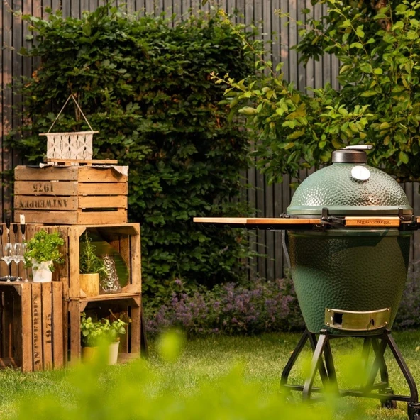 Big Green Egg Ahşap EGG Mates Yan Sehpa Large - Resim 6