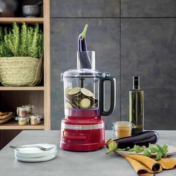 KitchenAid 2,1 L Mutfak Robotu - Empire Red - Resim 6