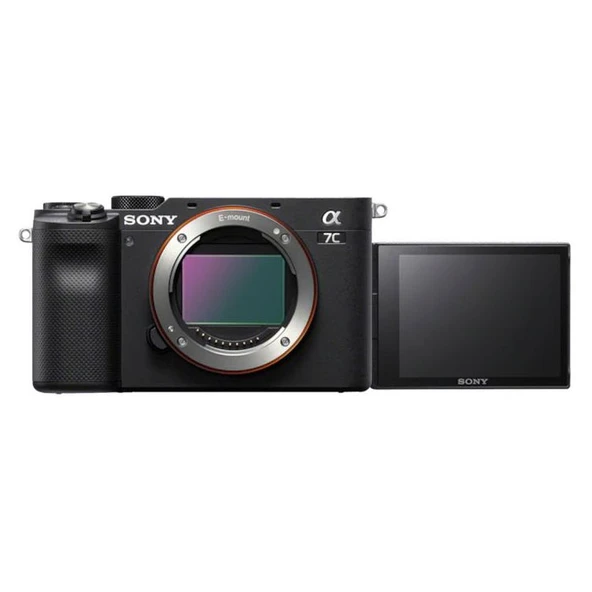 Sony Alpha a7C Tam Kare Aynasız Fotoğraf Makinesi (Yalnızca Gövde) Siyah – ILCE-7C/B ürün görseli 1