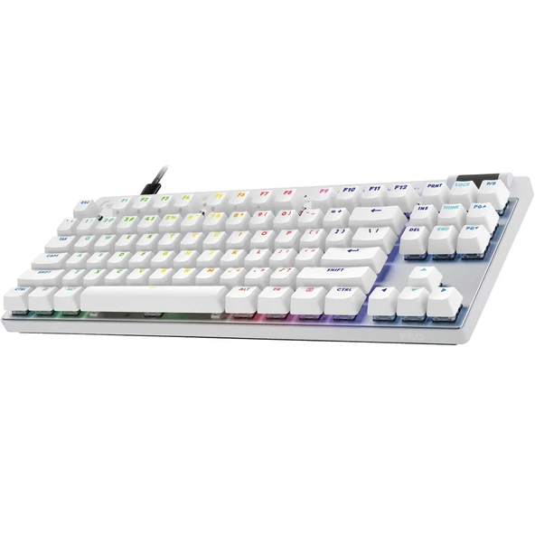 Logitech Pro X TKL Rapid Oyun Klavyesi Beyaz – 920-013242 - Resim 3