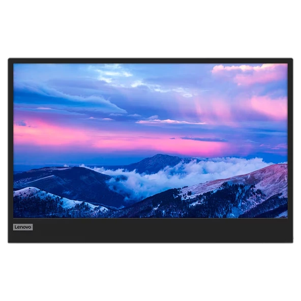 Lenovo L Serisi Taşınabilir Monitör 15,6" Düz, FHD, WLED Panel, USB-C, 60 Hz, 5 ms (66E4UAC1WL) ürün görseli 1