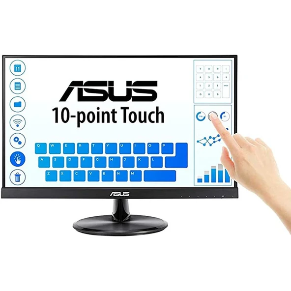 Asus VT229H FHD Dokunmatik Monitör Siyah 21,5 inç ürün görseli 1
