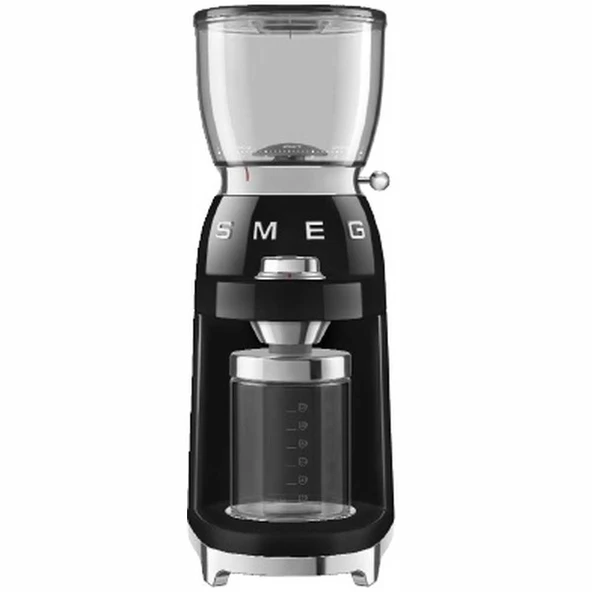 Smeg Espresso Kahve Makinesi Siyah ECF01BLUK + CGF01BLUK Kahve Öğütücü + MFF11BLUK Süt Köpürtücü ürün görseli 1