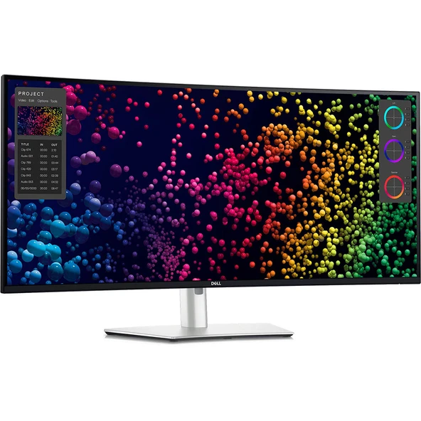 Dell Ultra Sharp Monitör 40" Kavisli, 5K2K WUHD (5120×2160), IPS Siyah Panel, Thunderbolt 4 Hub, HDR, 120 Hz, 5 ms (U4025QW) ürün görseli 1