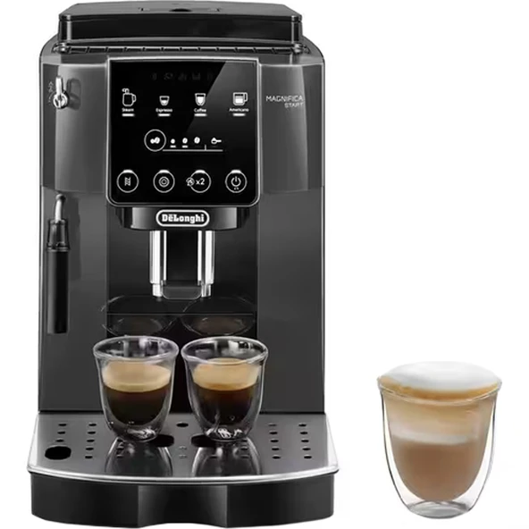 Delonghi Kahve Makinesi Manuel Süt Köpürtücülü, Gri – ECAM220.22.TR ürün görseli 1