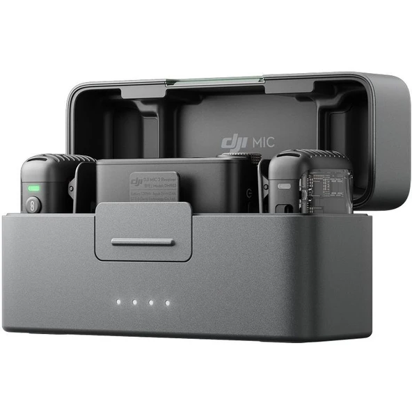DJI Mic 2 Kablosuz Mikrofon Seti Siyah - Resim 5
