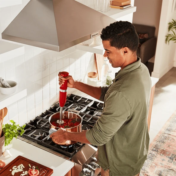 KitchenAid Kablosuz El Blenderı - Empire Red - Resim 7