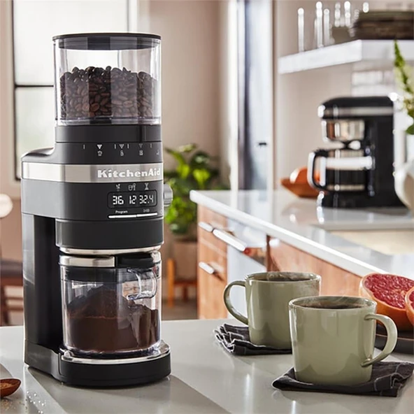 KitchenAid Kahve Öğütücü - Matte Black - Resim 7