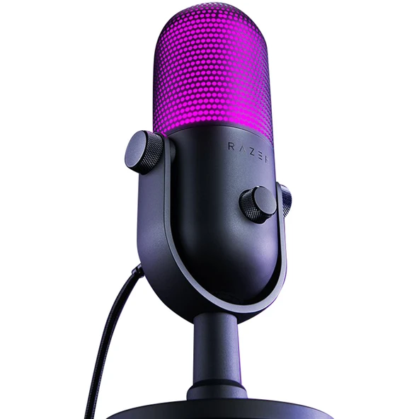 Razer Seiren V3 Chroma RGB Mikrofon Siyah ürün görseli 1