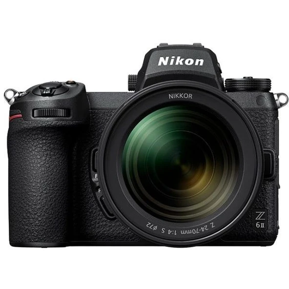 Nikon Z6 II Aynasız Dijital Fotoğraf Makinesi Gövdesi Siyah ürün görseli 1
