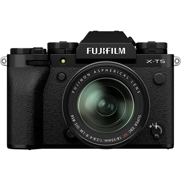 Fujifilm X-T5 Aynasız Dijital Fotoğraf Makinesi Gövdesi Siyah + XF18-55mm KIT ürün görseli 1