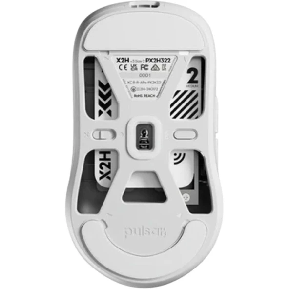 Pulsar X2H v3 Kablosuz Oyuncu Mouse Boyut 2 Beyaz – 696712 ürün görseli 1