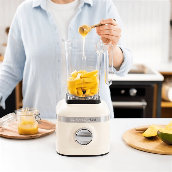 KitchenAid K150 Blender - Almond Cream - Resim 6