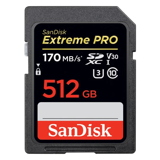 Sandisk SDSDXXY-512G-GN4IN Extreme Pro SDXC Kart 512GB ürün görseli 1