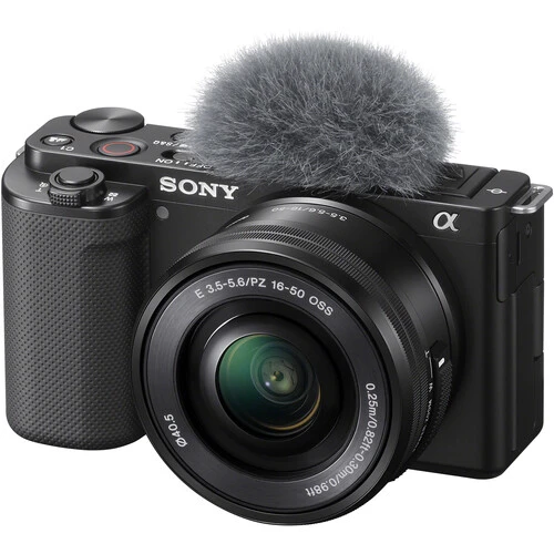 Sony ZV-E10 16-50mm Lensli Aynasız Fotoğraf Makinesi (Siyah) ürün görseli 1