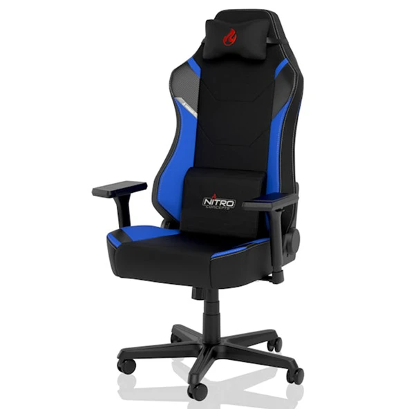 Nitro Concepts Oyuncu Koltuğu Siyah/Mavi - Resim 2