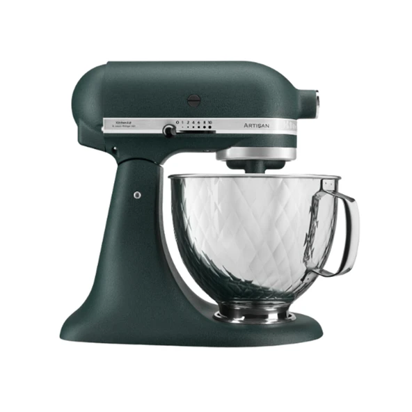 KitchenAid Artisan 4,8 L Stand Mikser  5KSM156QP - Pebbled Palm Silver ürün görseli 1