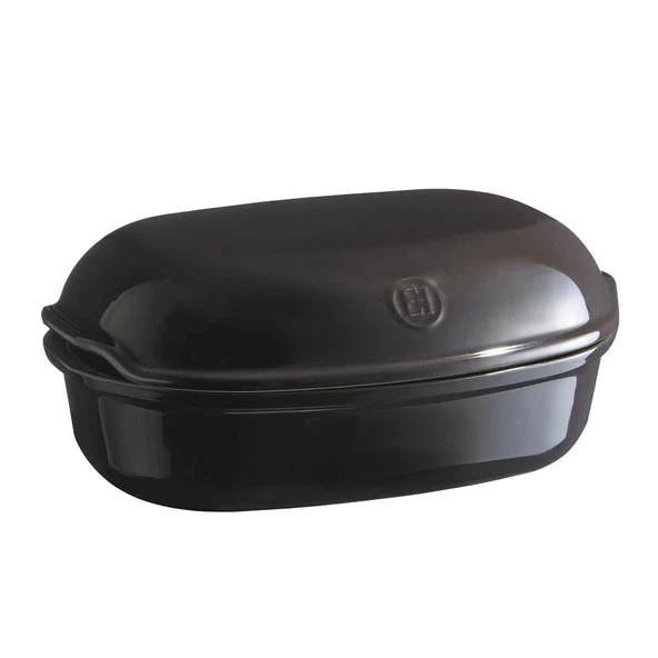 Emile Henry Artisan Ekmek/Fırın Kabı  34 X 23 Cm - Antrasit ürün görseli 1