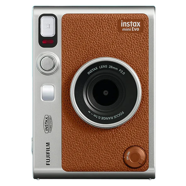 Fujifilm Instax Mini Evo Anında Film Kamerası Kahverengi ürün görseli 1