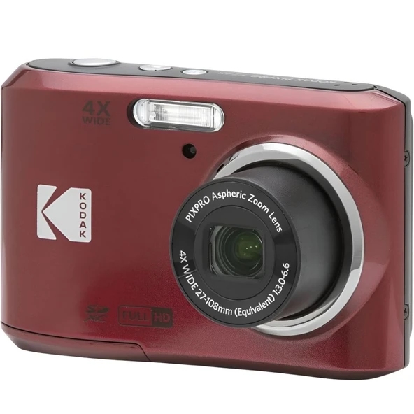 Kodak Pixpro Dijital Fotoğraf Makinesi Kırmızı – FZ45 ürün görseli 1