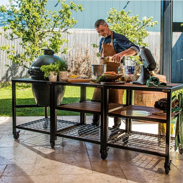 Big Green Egg Eklenebilir Frame Stant - Resim 4