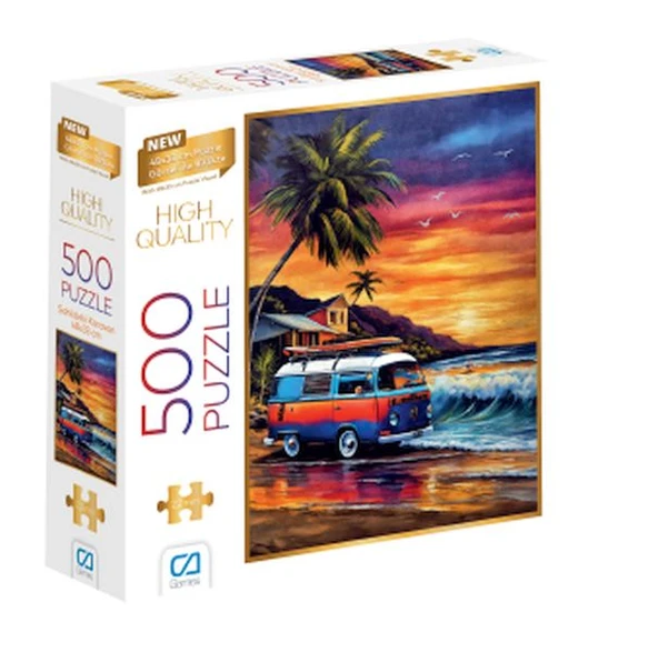 Sahildeki Karavan Puzzle 500 ürün görseli 1