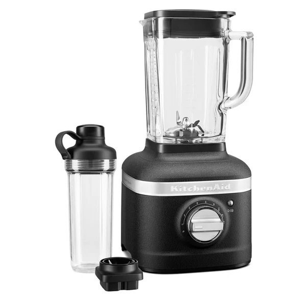 KitchenAid Artisan K400 Blender Ve 500 Ml Kişiye Özel Sürahi - Cast Iron Black ürün görseli 1