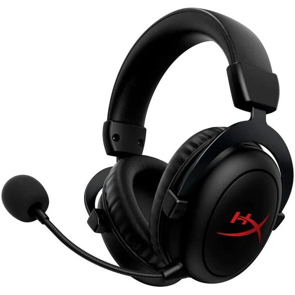 HyperX Cloud II Core 6Y2G8AA Kablosuz Kulak Üstü Oyun Kulaklığı Siyah ürün görseli 1